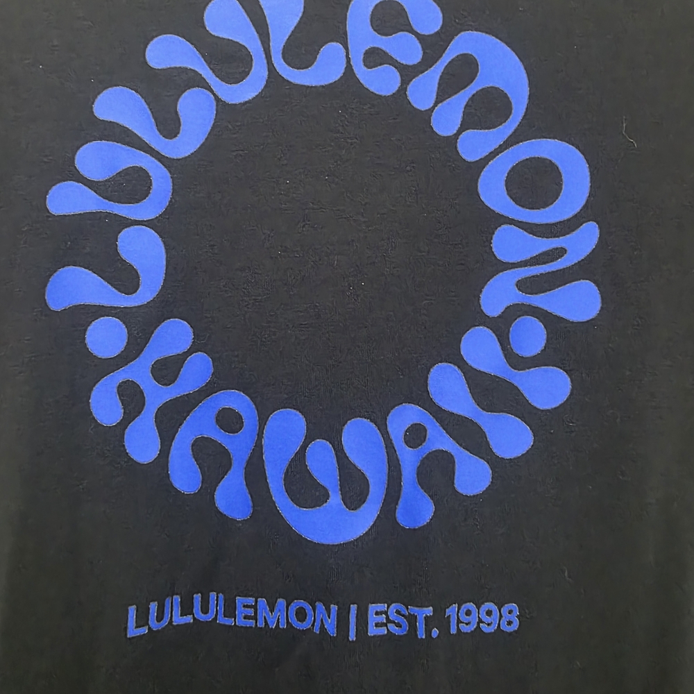 Lululemon Special Edition HAWAII Tee Size 2, 16" P2P - Picture 2 of 5